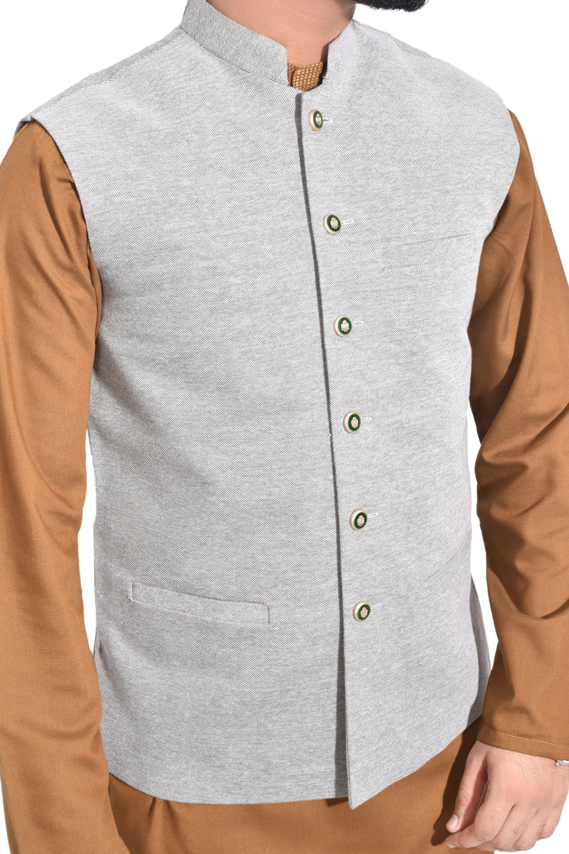 Men waist coat grey