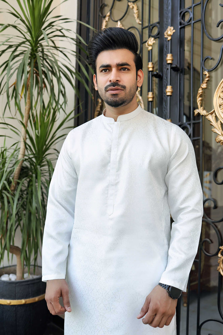 Men Premium Formal Jamawar Fabric Kurta