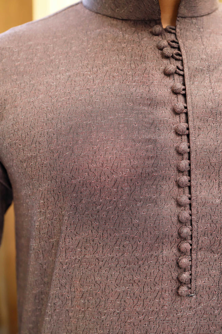 Premium Lightweight Cotton Fabric Purple kurta