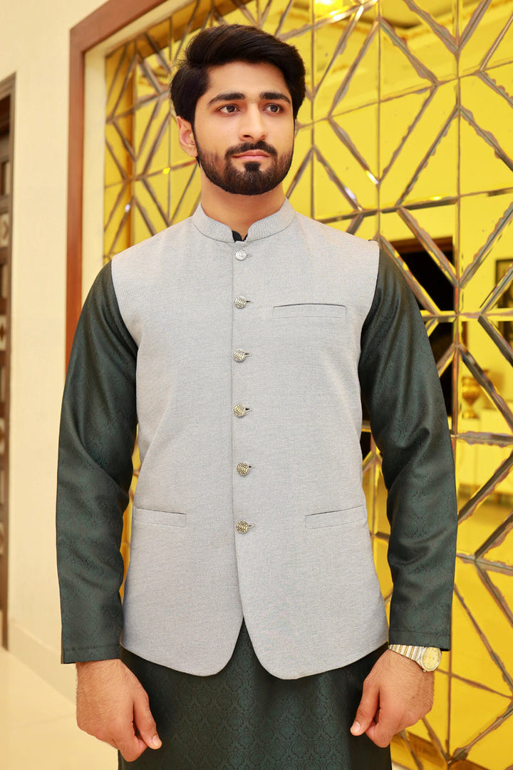 Men Premium Waistcoat Grey