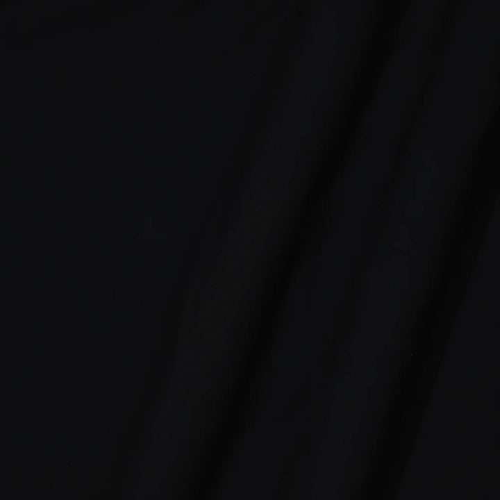 Black Wash n Wear Loose Fabric