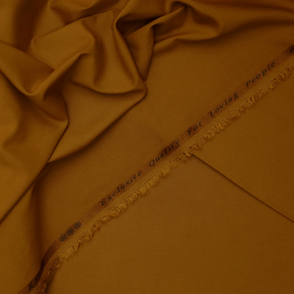 Mustard Wash n Wear Loose Fabric